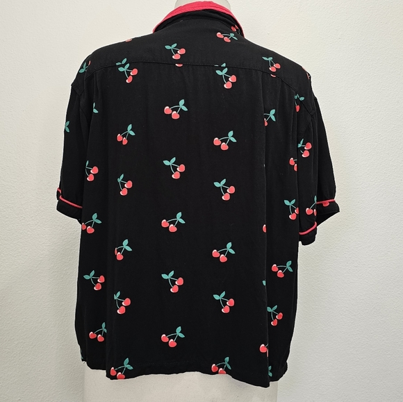 Lazy Oaf Cherry Bowling Shirt 🍒 - Picture 2 of 7